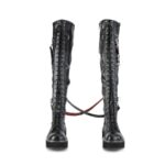 Demonia Black Str Vegan Leather Emily-377 - Image 3