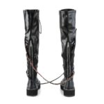 Demonia Black Str Vegan Leather Emily-377 - Image 5