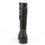 Demonia Black Stretch Vegan Leather Slacker-200 - Image 5