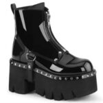 Demonia Black Vegan Leather Ashes-100 - Image 6
