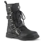 Demonia Black Vegan Leather Bolt-265 - Image 2
