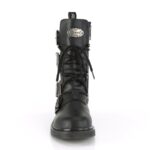 Demonia Black Vegan Leather Bolt-265 - Image 3
