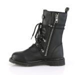 Demonia Black Vegan Leather Bolt-265 - Image 4