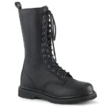 Demonia Black Vegan Leather Bolt-300 - Image 2