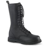 Demonia Black Vegan Leather Bolt-300 - Image 6