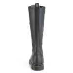 Demonia Black Vegan Leather Bolt-400 - Image 5