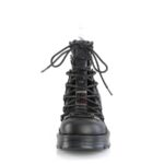 Demonia Black Vegan Leather Bratty-32 - Image 3