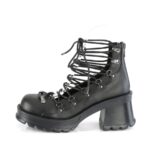 Demonia Black Vegan Leather Bratty-32 - Image 4