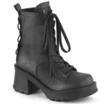 Demonia Black Vegan Leather Bratty-50
