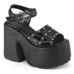 Demonia Black Vegan Leather Camel-17 - Image 2