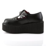 Demonia Black Vegan Leather Creeper-215 - Image 4