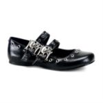 Demonia Black Vegan Leather Daisy-03 - Image 6