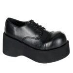 Demonia Black Vegan Leather Dank-101