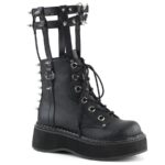 Demonia Black Vegan Leather Emily-357