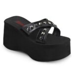 Demonia Black Vegan Leather Funn-29