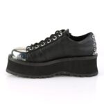 Demonia Black Vegan Leather Gravedigger-04 - Image 4