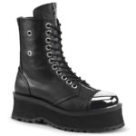 Demonia Black Vegan Leather Gravedigger-10 - Image 2