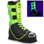 Demonia Black Vegan Leather Gravedigger-255 - Image 6