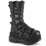 Demonia Black Vegan Leather Neptune-210 - Image 6
