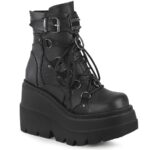 Demonia Black Vegan Leather Shaker-60