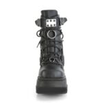 Demonia Black Vegan Leather Shaker-60 - Image 3