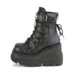 Demonia Black Vegan Leather Shaker-60 - Image 4