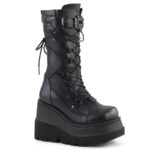 Demonia Black Vegan Leather Shaker-70 - Image 2