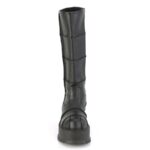 Demonia Black Vegan Leather Slacker-230 - Image 3