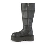 Demonia Black Vegan Leather Slacker-230 - Image 4