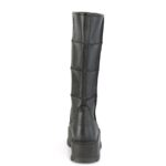 Demonia Black Vegan Leather Slacker-230 - Image 5
