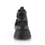 Demonia Black Vegan Leather Stomp-15 - Image 3