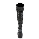 Demonia Black Vegan Leather-Stretch Shaker-350 - Image 5