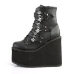 Demonia Black Vegan Leather Swing-103 - Image 4