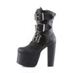 Demonia Black Vegan Leather Torment-703 - Image 4