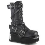 Demonia Black Vegan Leather Trashville-250 - Image 2