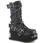 Demonia Black Vegan Leather Trashville-250