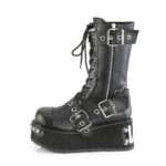 Demonia Black Vegan Leather Trashville-250 - Image 4
