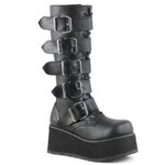 Demonia Black Vegan Leather Trashville-518