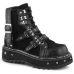 Demonia Black Vegan Leather-Vegan Suede Lilith-278 - Image 6