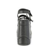 Demonia Black Vegan Leather Wave-13 - Image 5