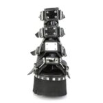 Demonia Black Vegan Leather&Hologram Ashes-70 - Image 3
