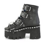 Demonia Black Vegan Leather&Hologram Ashes-70 - Image 4