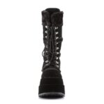 Demonia Black Vegan Suede Bear-202 - Image 3