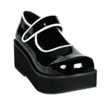 Demonia Black-White Patent Sprite-01 - Image 2