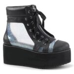 Demonia Clear Hologram T Faux Leather Grip-102 - Image 2