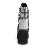 Demonia Gray Reflective Vegan Leather Assault-66 - Image 5