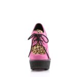 Demonia Hot Pink Vegan Suede-Animal Creeper-304 - Image 3