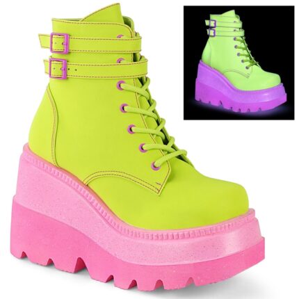 Demonia Lime Reflect Ivevegan Leather Shaker-52
