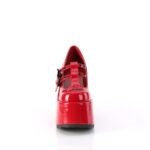 Demonia Red Patent Camel-55 - Image 3