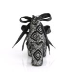 Demonia Silver Faux Nubuck Leather Gothika-53 - Image 5